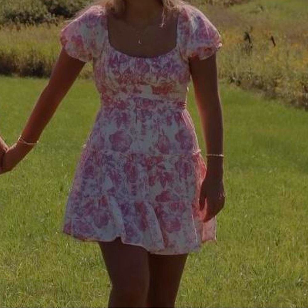 Floral mini dress